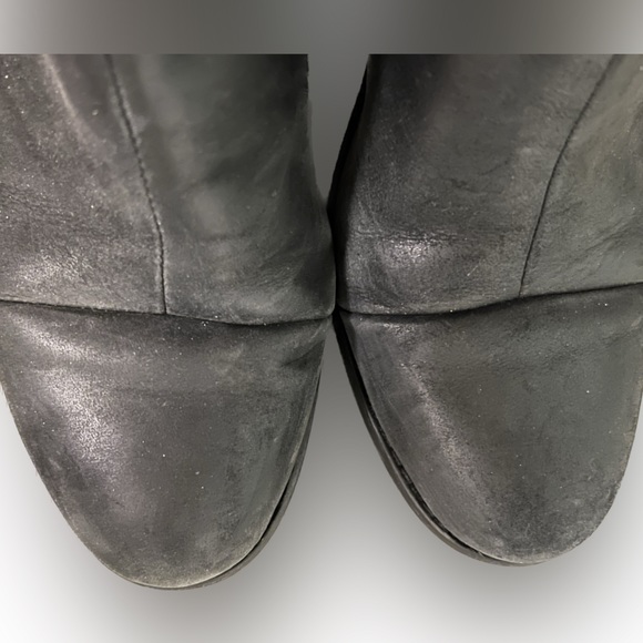 TOMS Esme Black Leather Booties, 8.5 - Picture 4 of 5